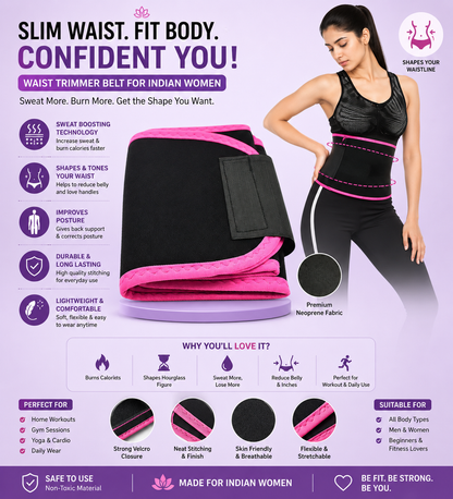 Universal Waist Slimming Belt for Workout & Posture