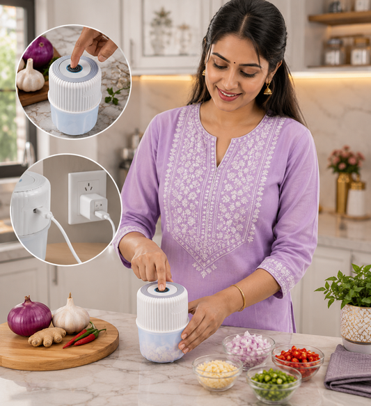 Mini Electric Food Chopper (300ML)